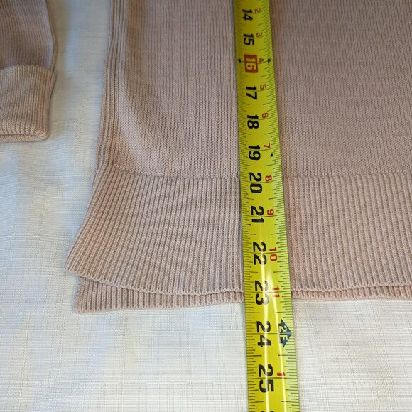 Everlane The Soft‎ Cotton Crew Knit Pink Sweater - Picture 3 of 7